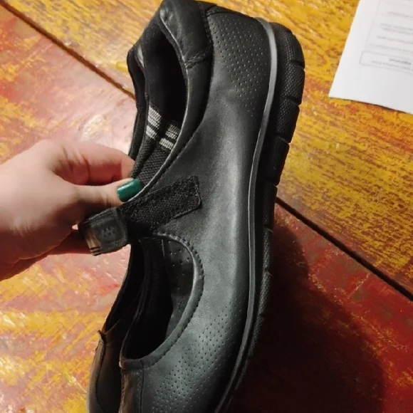 Ecco Black Mary Jane Size 40 Like New - Picture 5 of 5
